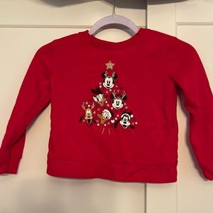 Disney jumping beans holiday pullover Girls 5T
